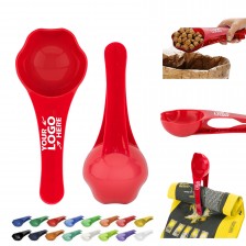 Plastic Measuring Spoon With Bag Clip